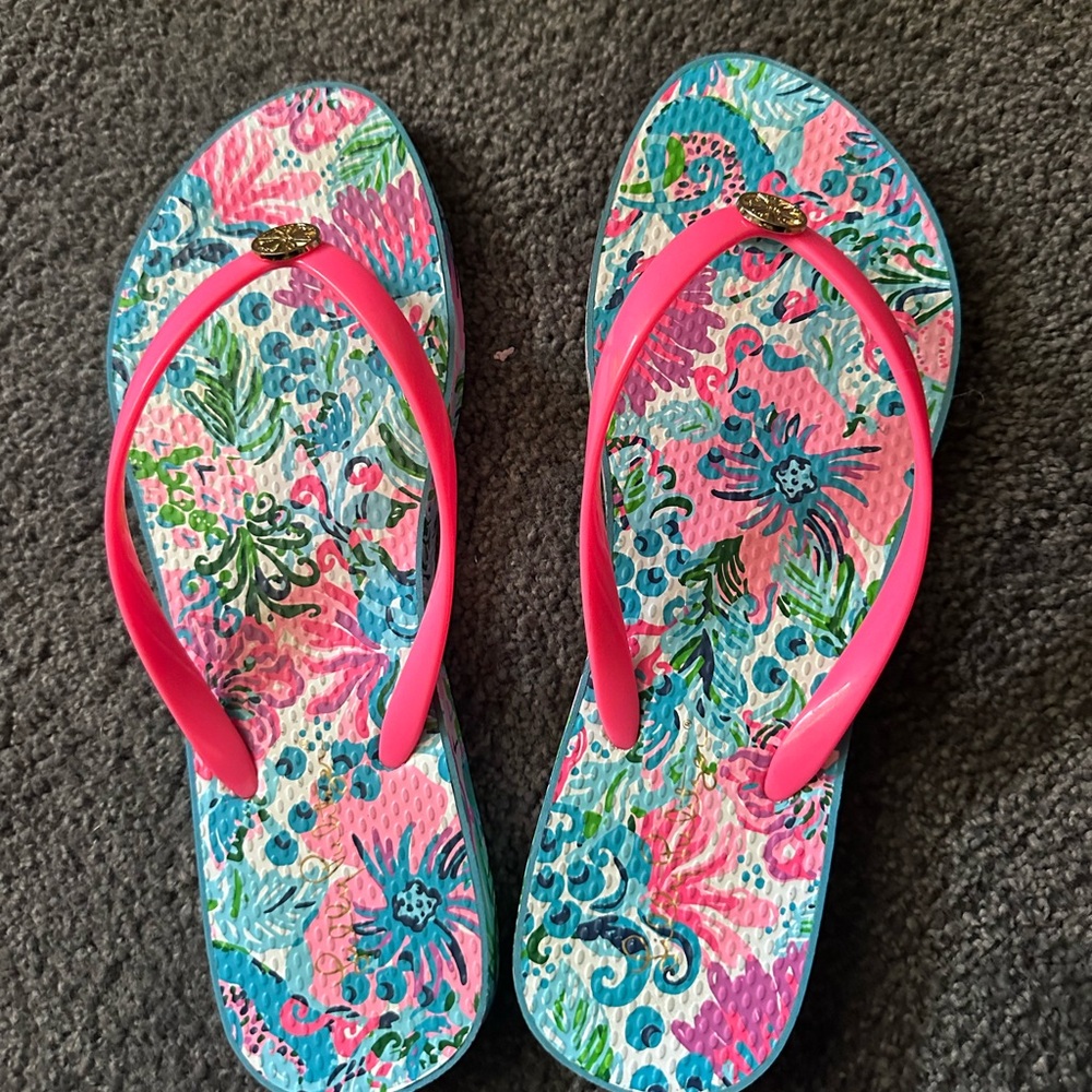Lily flip flops